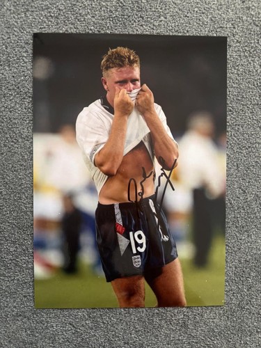 Paul gazza gascoigne signed - paul,