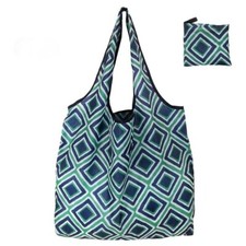 X Large Reusable Foldable Ladies Shopping Bag Eco Tote Handbag Fold Away Bag UK 