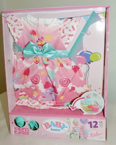 New baby born deluxe - new, birthday