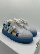 Dior ID Etoile Calfskin Clear Rubber White/Deep Blue Stars BRAND NEW