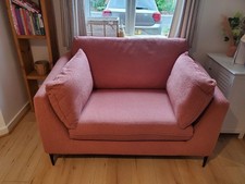 DFS Pink Cuddler Chair Sofa