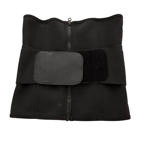 Black waist trainer cincher - black,