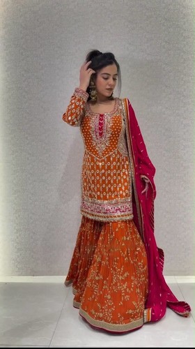 Women embroidered sharara - women’s,