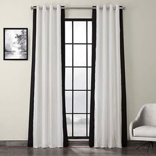 Grommet Printed Cotton Curtain