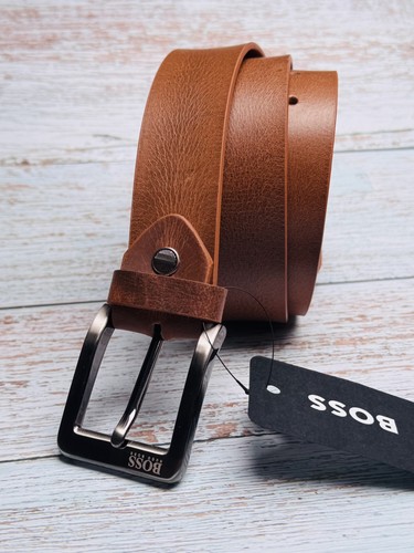 Hugo boss textured tan leather - hugo,