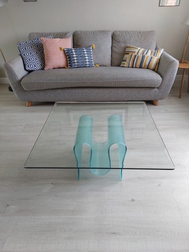 Italian glass coffee - coffee, table