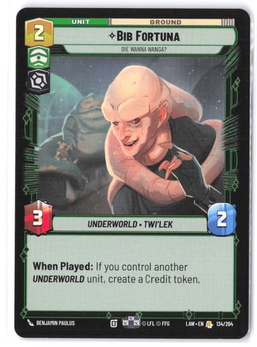 Bib fortuna die wanna wanga - bib,