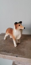 Vintage Rough Collie Dog Figurine Ornament