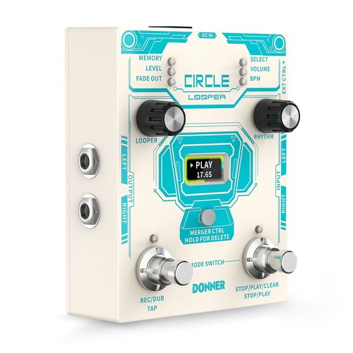 Donner circle looper pedal - looper, 160