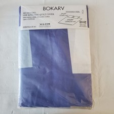 Ikea BOKARV Blue Geometric