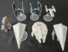 7 Star Wars Die-Cast Ships Hot