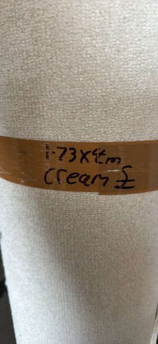 Carpet offcut cream 173cm - 4m,