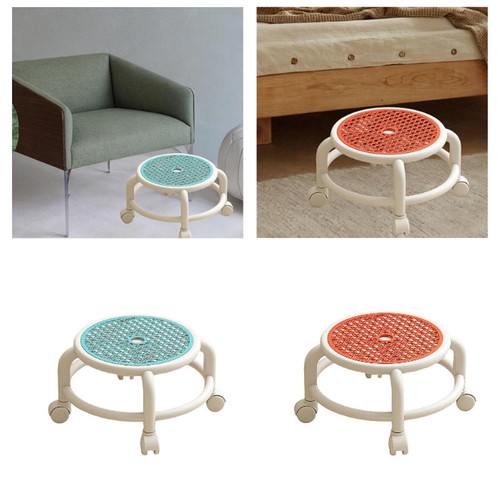 Low rolling stool step - rolling,