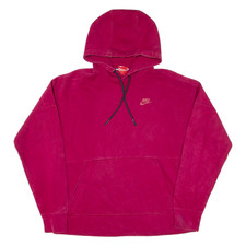 NIKE Womens Pink Hoodie M
