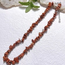 Chip Bead Natural Crystal Adjustable Necklace