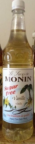 Monin vanilla sugar free - vanilla,