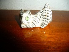 Philip Laureston pottery black/white small cat