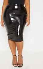 Plus Size Womens PU Vinyl