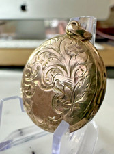 Antique 9K Gold Back & Front