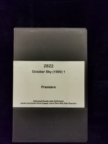 Betacam october sky - sp, 1999