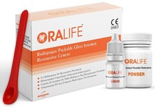 Tooth Permanent Filling White Restorative Cement Glass Ionomer Powder & Liquid