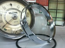 Chrome bezel trim - chrome, glass