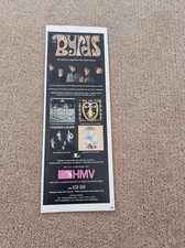 TNEWL10 ADVERT 11X4 THE BYRDS