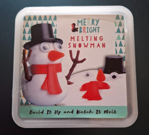 Melting snowman putty toy - melting,