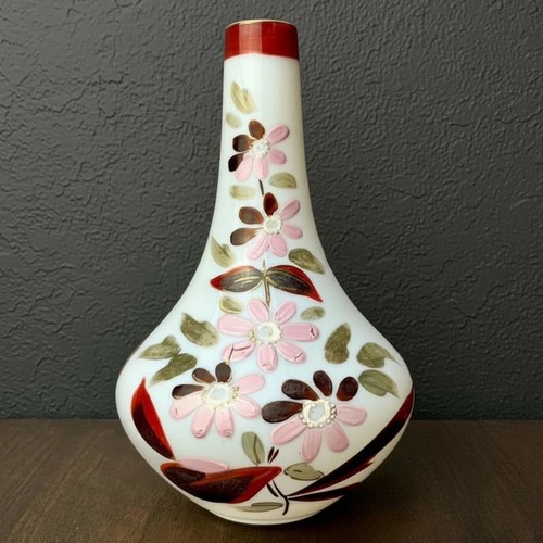 Victorian opaque glass floral - opaque,