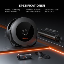 Spider Farmer Grow Tent Heater