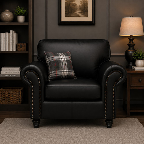 Cozy living room set - living, leather