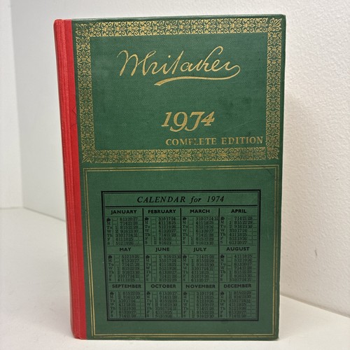Whitakers almanack 1974 - whitakers,