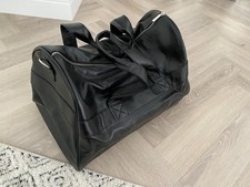 Armani Black Leather Hold-all Bag - Small/medium