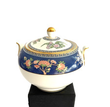 Wedgwood Blue Siam Sugar Bowl