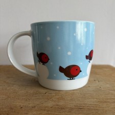 John Lewis Robin Mug Christmas