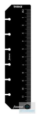 Filofax Pocket size Black Ruler / Today Page Marker Organiser Refill 213609-NP