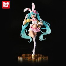 "23CM Hatsune Miku Anime Figure with Rabbit Ears – PVC Doll Gift Toy"