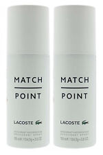 LACOSTE Match Point Deodorant Spray 150ml x 2 ( 2 Sprays Sent)
