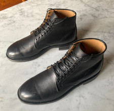 Viberg Derby Boots Black Calf