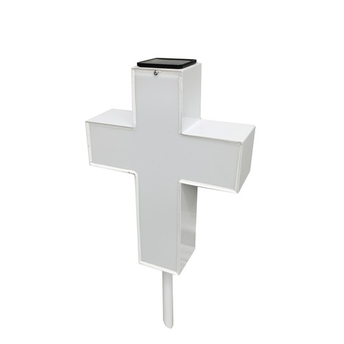 Solar lighted cross - solar,