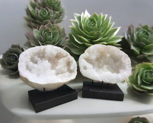 Large natural geode - large, pair