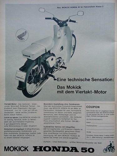 Honda cup mokick - mokick, 50,