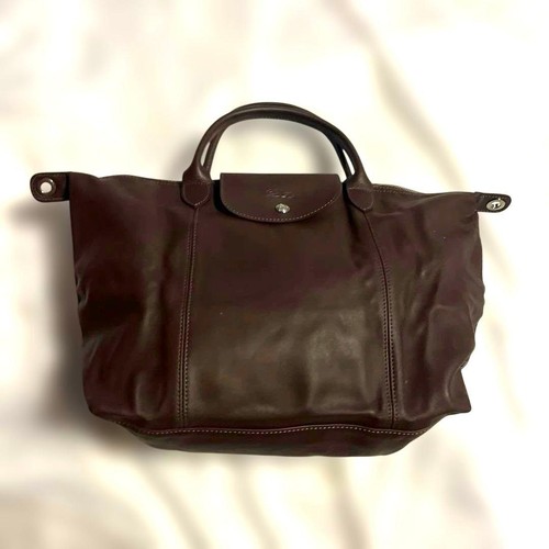 Longchamp pliage cuir - le,