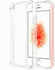 Shockproof Gel Bumper Case for iPhone 5 / 5S / iPhone SE 2016 Clear back Cover