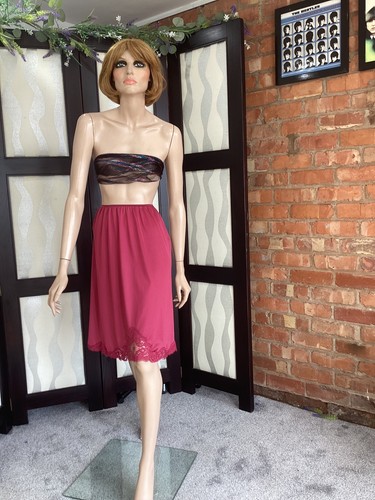 Vintage claret waist slip - vintage,