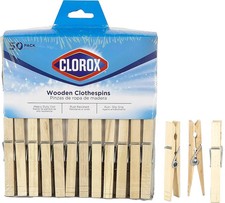 Clorox Wood Clothespins with