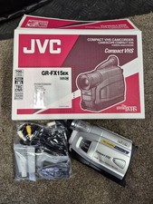 JVC Compact VHS Camcorder GR-FX15EK Tape Camera, Battery & Charger. Brand New