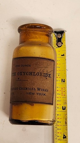 Antique glass apothecary - glass,