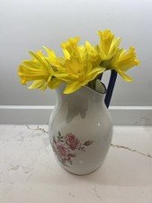 Vintage White Enamel Pitcher