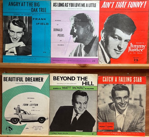 60s vintage sheet music vrank - vintage,